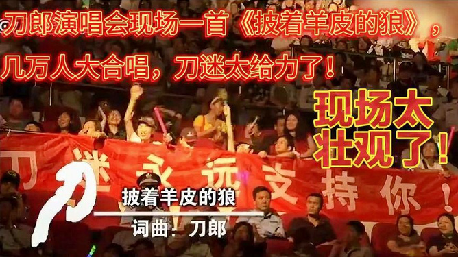 刀郎演唱会场外，粉丝爬树合唱盛宴